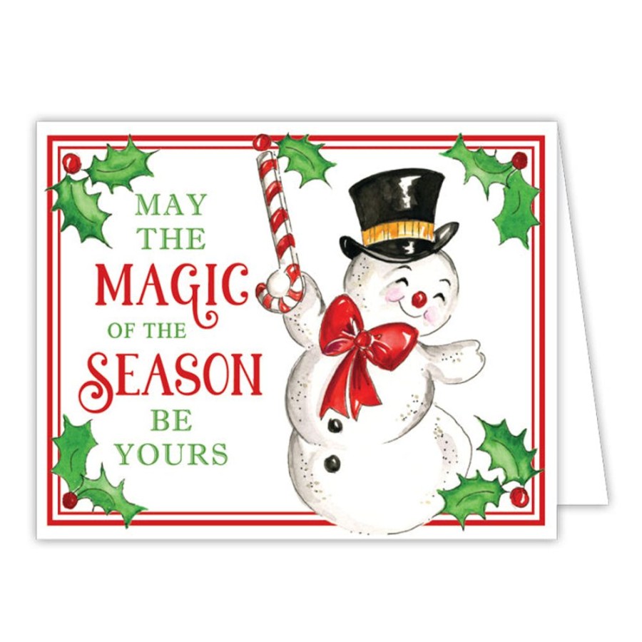 Seasonal Rosanne Beck | May The Magic Of The Season Be Yours Greeting Card