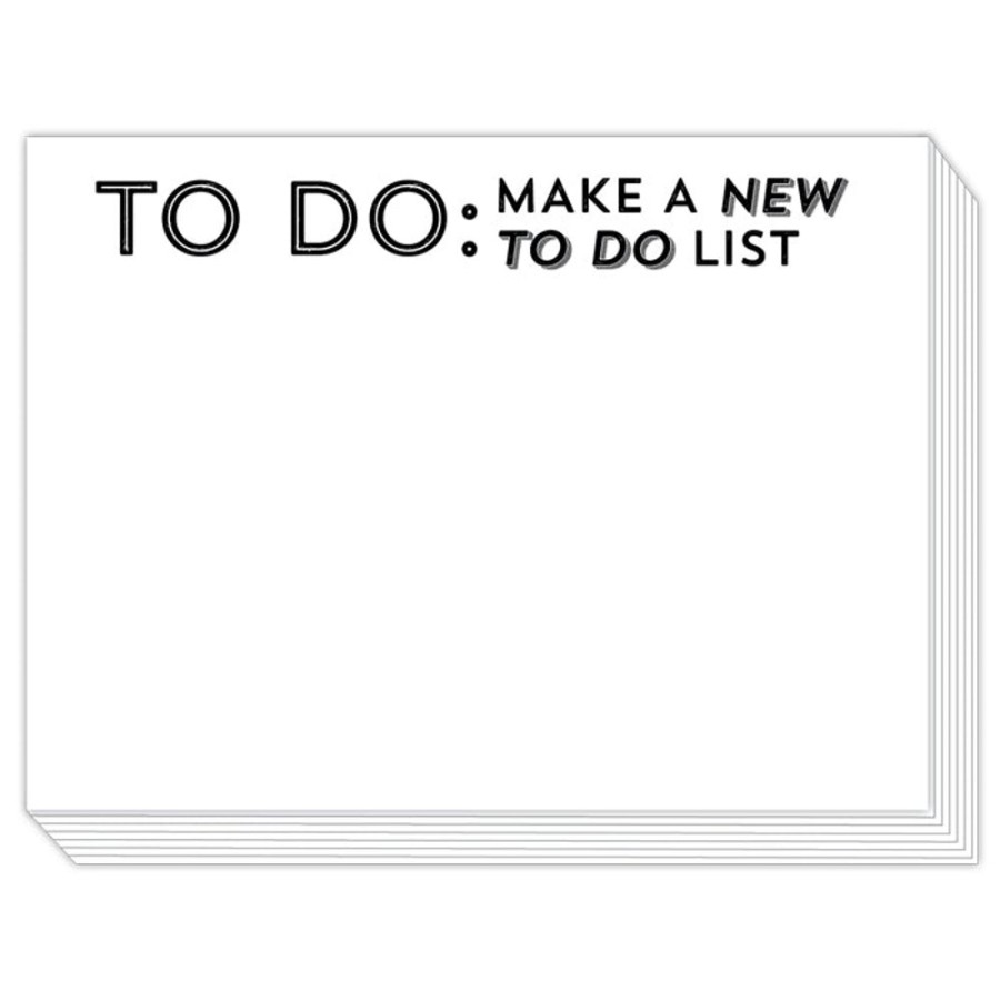 Notes & Pads Rosanne Beck | To Do: Make A New To Do List Slab Pad