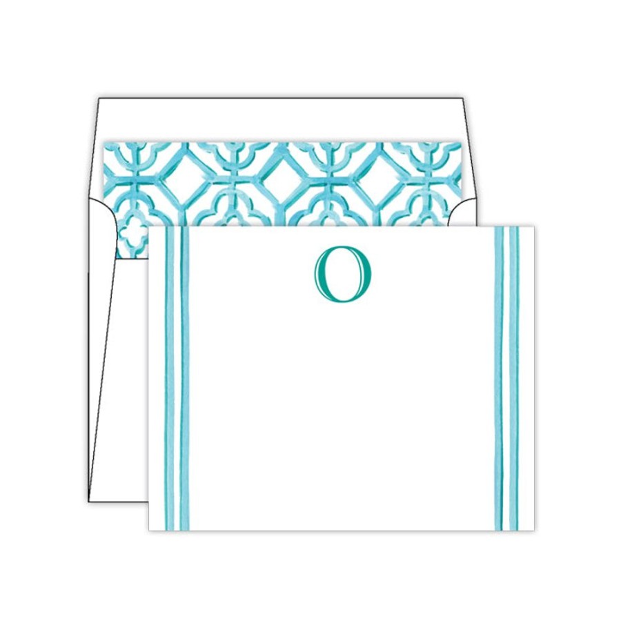 Monograms Rosanne Beck | Lattice Monogram O Social Set