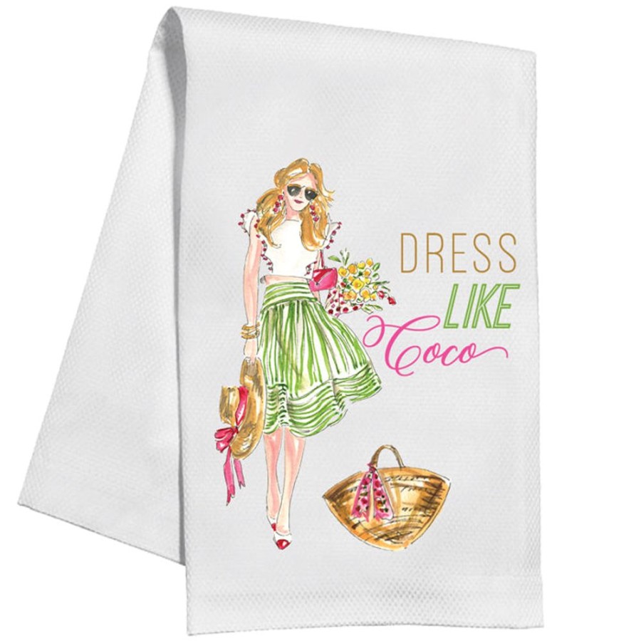 Home & Entertaining Rosanne Beck | Dress Like Coco Fashionista Kitchen Towel