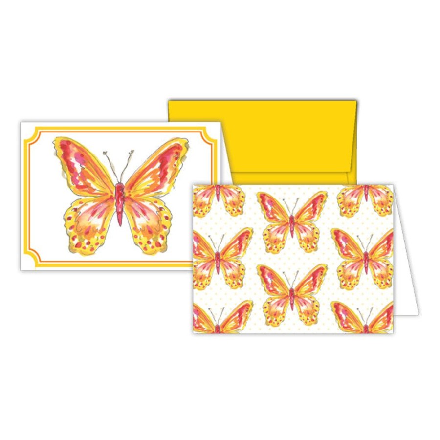 Notes & Pads Rosanne Beck | Handpainted Butterflies Stationery Notes