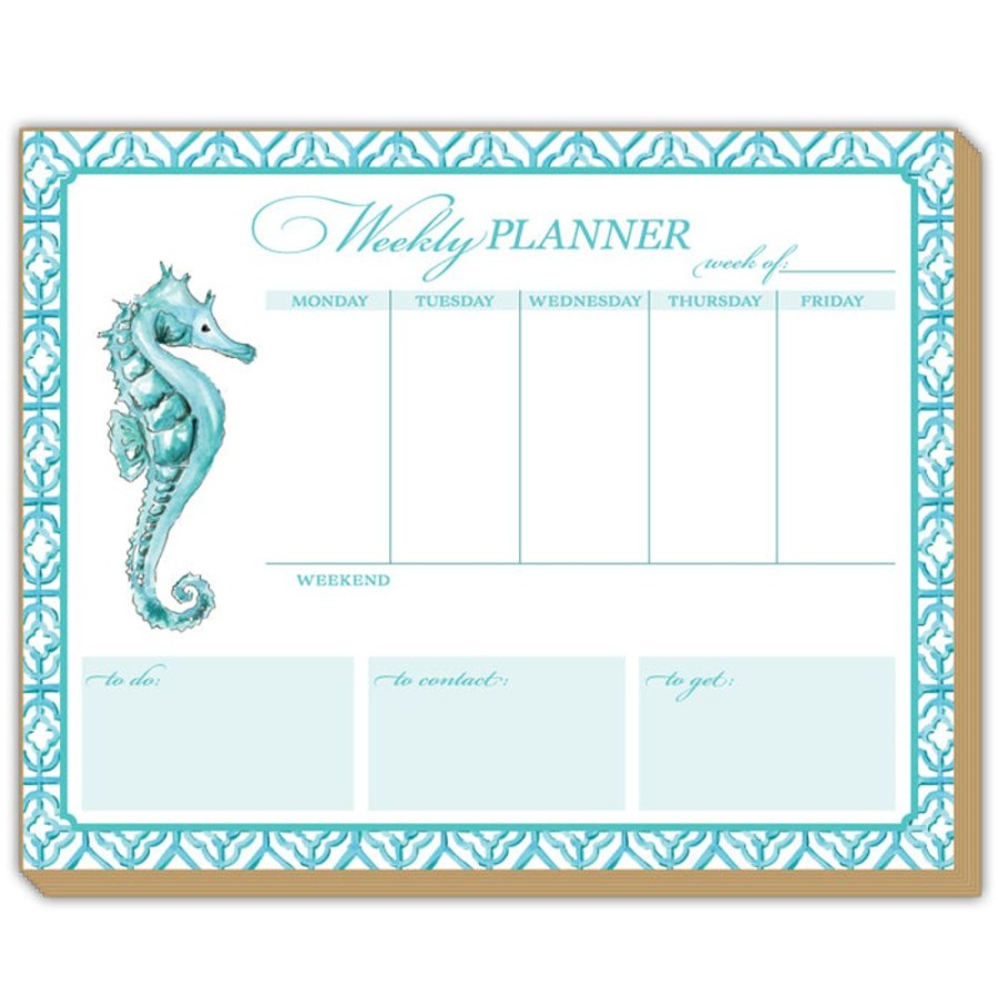 Notes & Pads Rosanne Beck | Seahorse Weekly Planner Luxe Planner