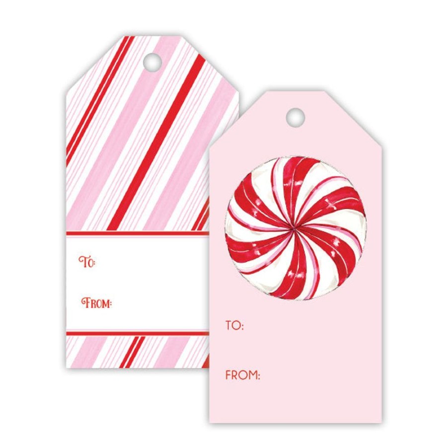 Seasonal Rosanne Beck | Peppermint Gift Tags