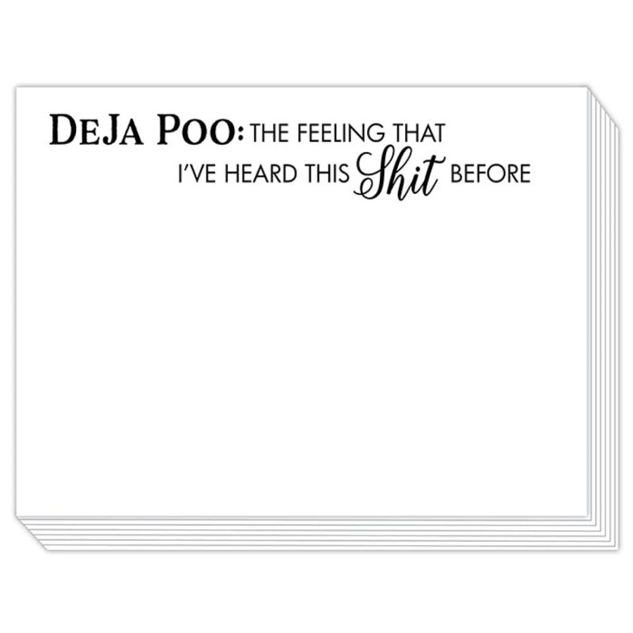 Notes & Pads Rosanne Beck | Deja Poo: Slab Pad