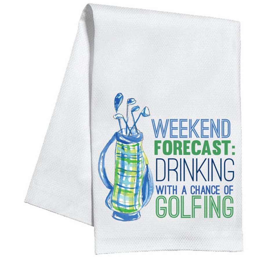 Home & Entertaining Rosanne Beck | Blue Golf Clubs Kitchen Towel