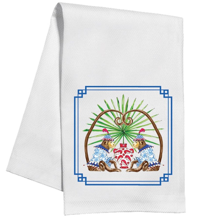 Home & Entertaining Rosanne Beck | Animal Duo Monkeys Kitchen Towel