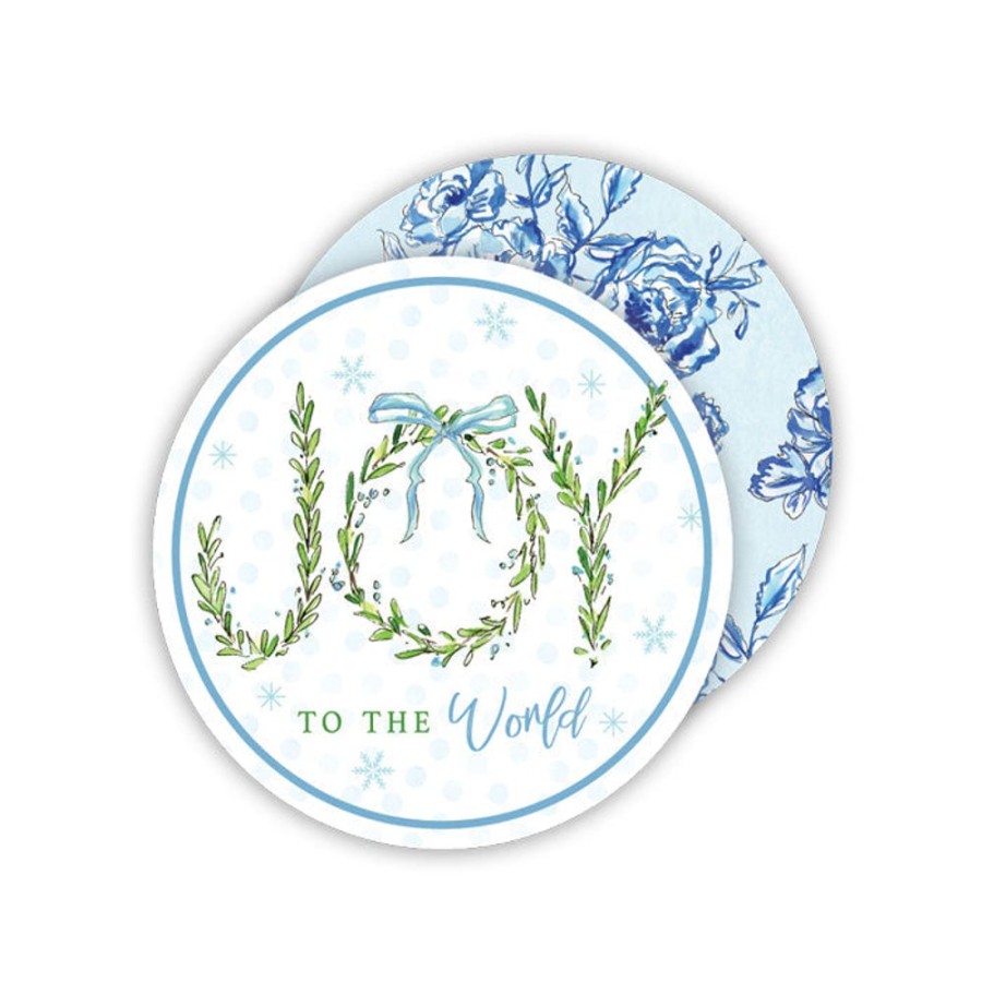 Seasonal Rosanne Beck | Joy To The World Paper Coasters