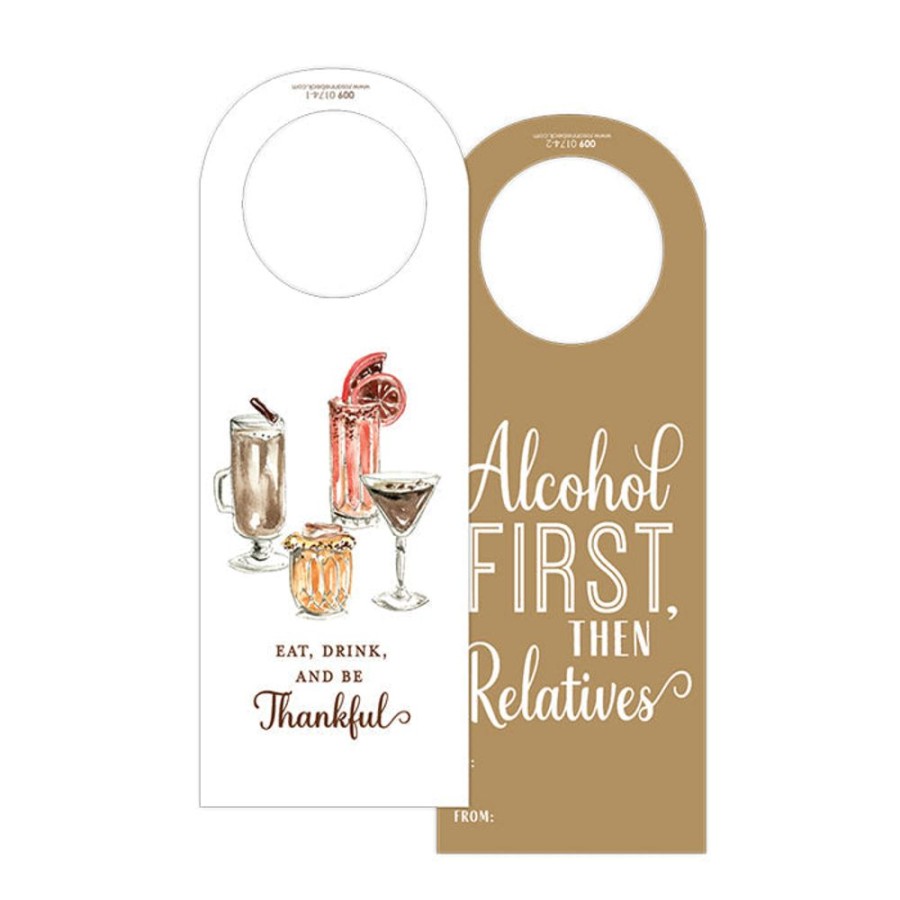 Home & Entertaining Rosanne Beck | Eat Drink Be Thankful Wine Tag