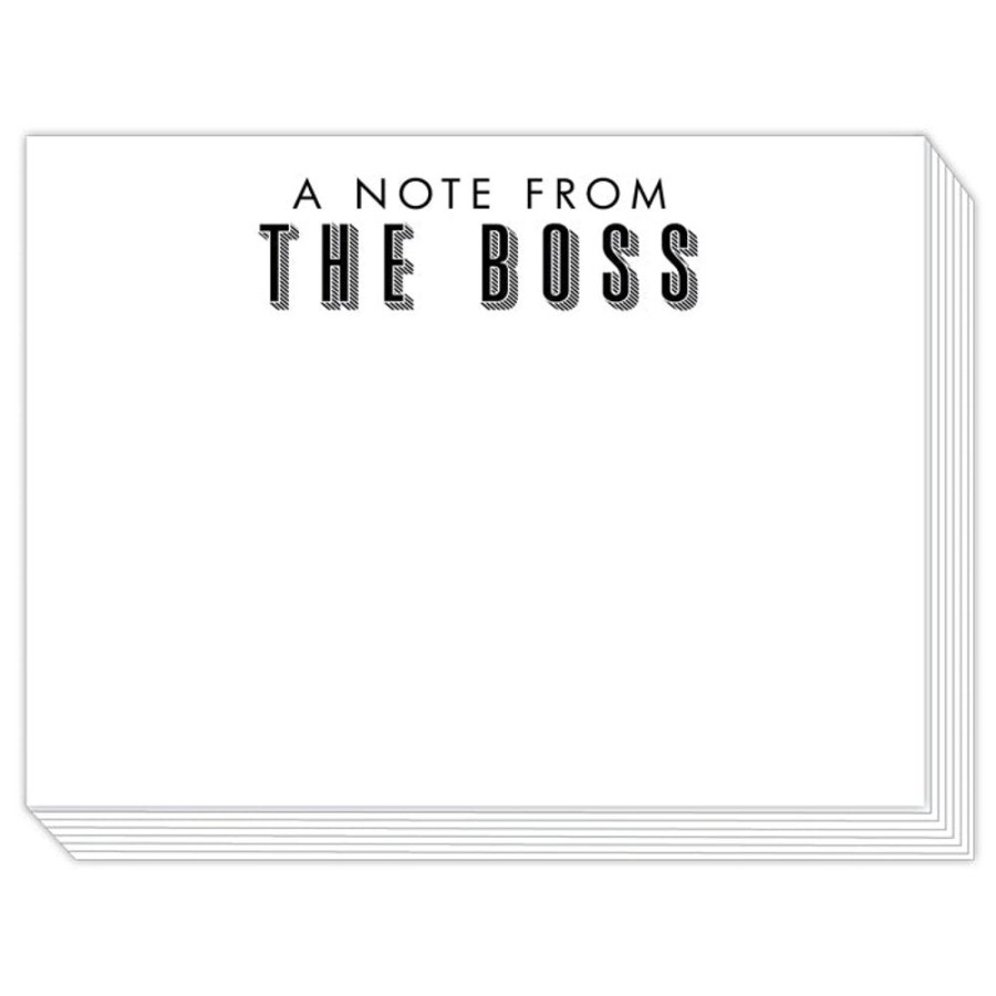 Notes & Pads Rosanne Beck | A Note From The Boss Slab Pad