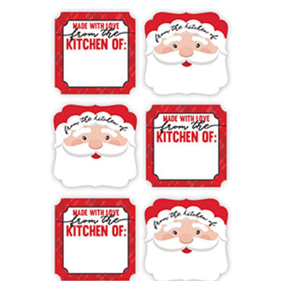 Seasonal Rosanne Beck | Santa Kitchen Die-Cut Stickers