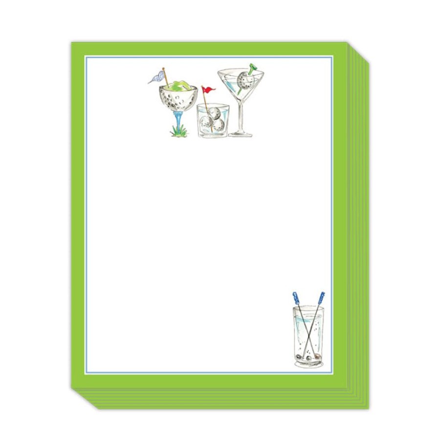 Notes & Pads Rosanne Beck | Golf Cocktails Stack Pad