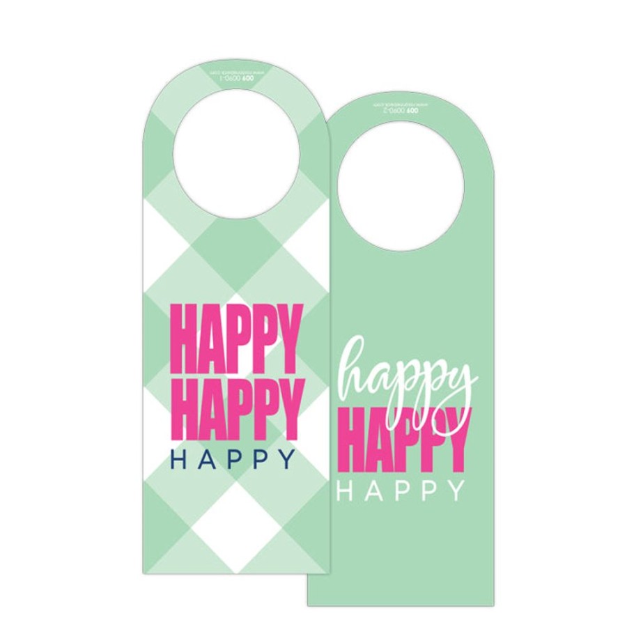 Home & Entertaining Rosanne Beck | Happy Happy Happy Wine Tag