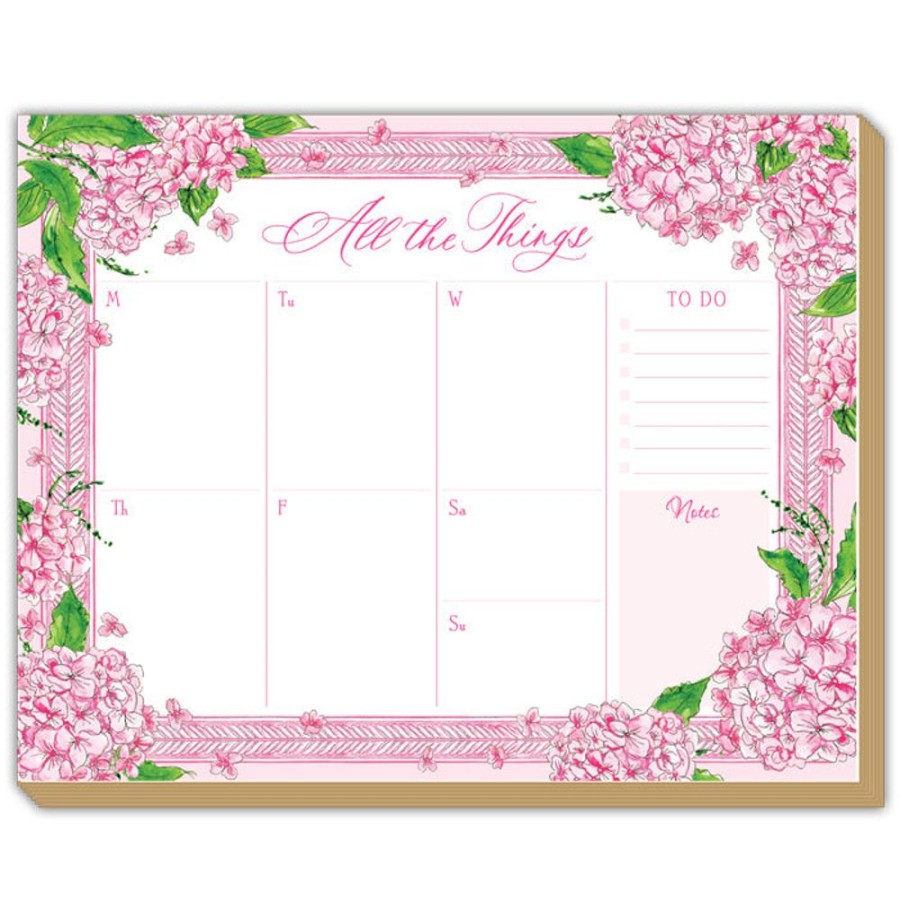 Notes & Pads Rosanne Beck | Hydrangea Pink Luxe Planner