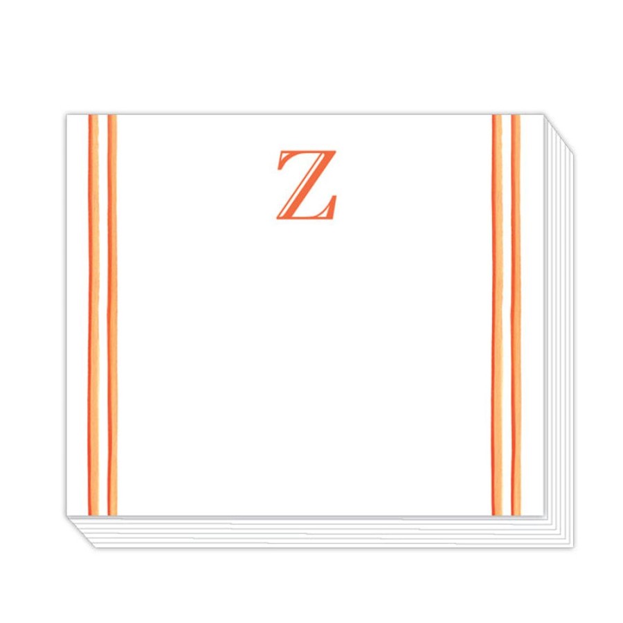 Monograms Rosanne Beck | Lattice Monogram Z Notepad