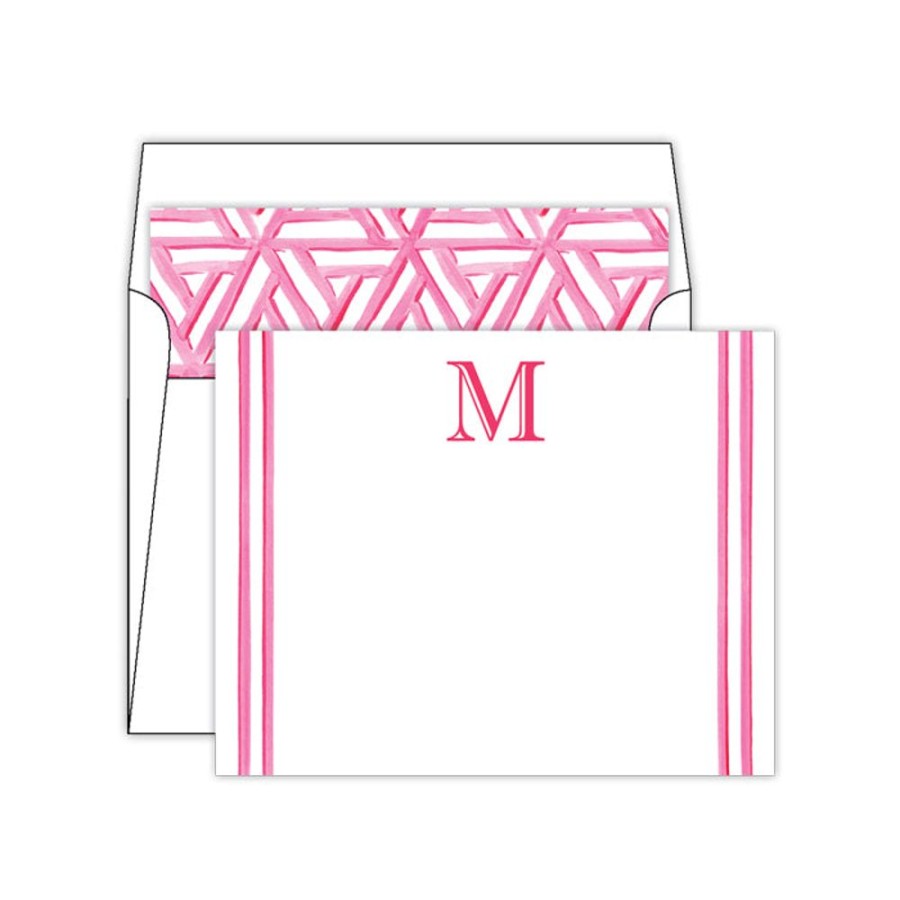 Monograms Rosanne Beck | Lattice Monogram M Social Set