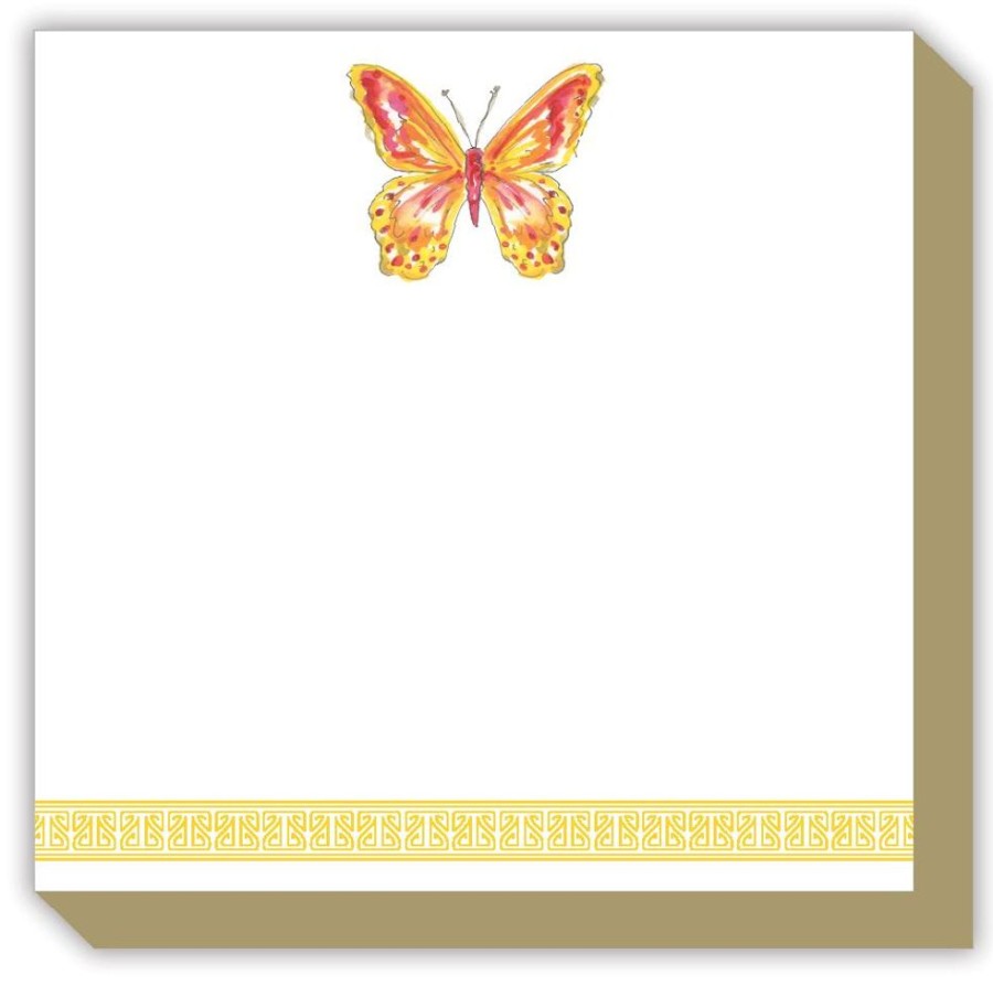 Notes & Pads Rosanne Beck | Handpainted Butterfly Luxe Notepad