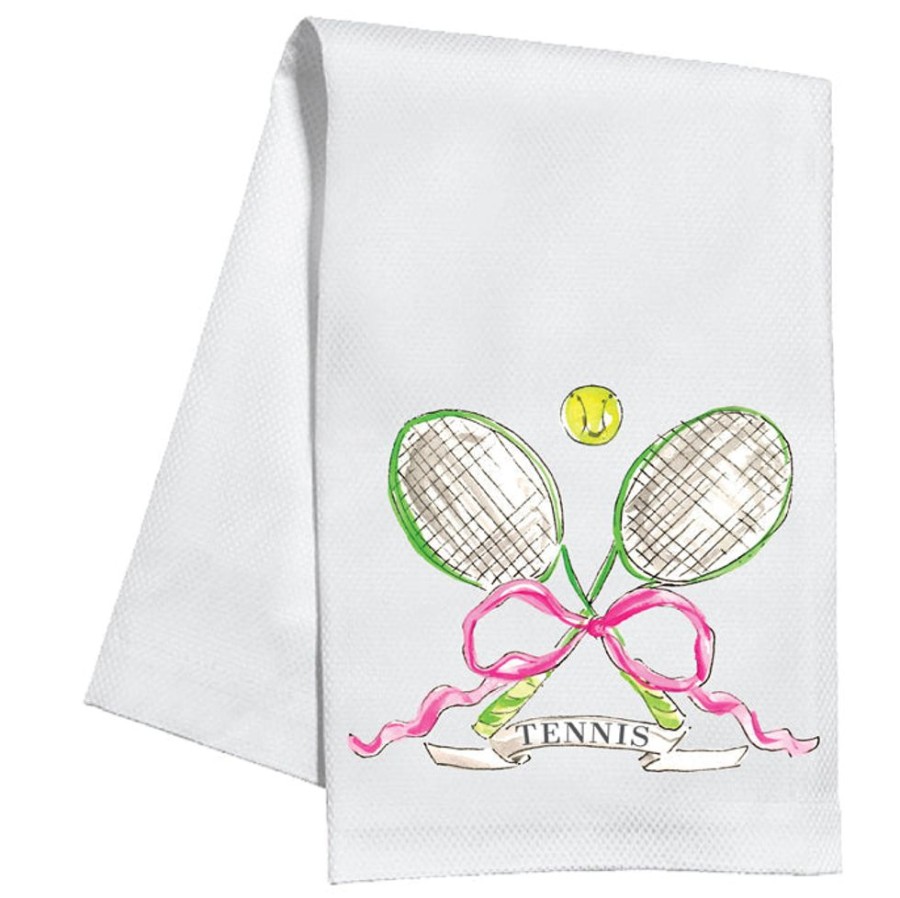 Home & Entertaining Rosanne Beck | Tennis Rackets With Ball Kitchen Towel