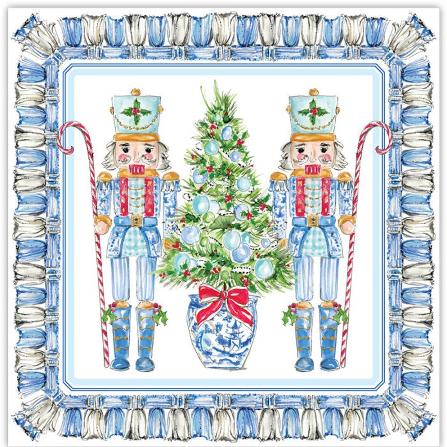 Seasonal Rosanne Beck | Chinoiserie Nutcrackers Square Placemats