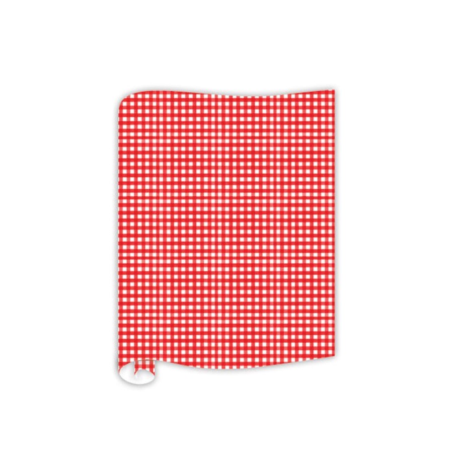 Seasonal Rosanne Beck | Red Gingham Table Runner