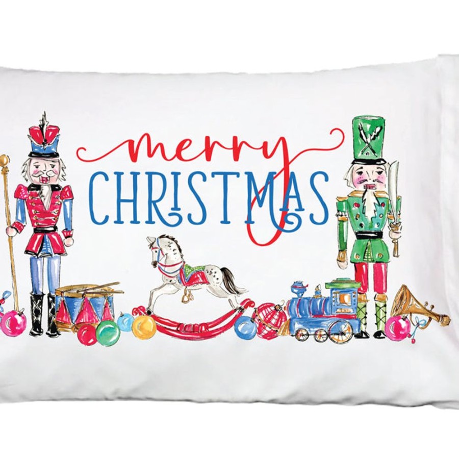 Seasonal Rosanne Beck | Traditional Nutcrackers Pillowcase