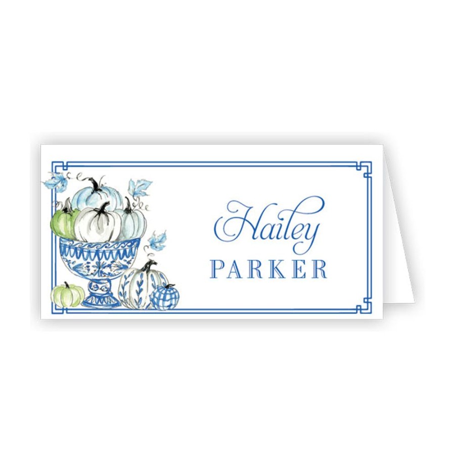 Home & Entertaining Rosanne Beck | Chinoiserie Pumpkins Place Card