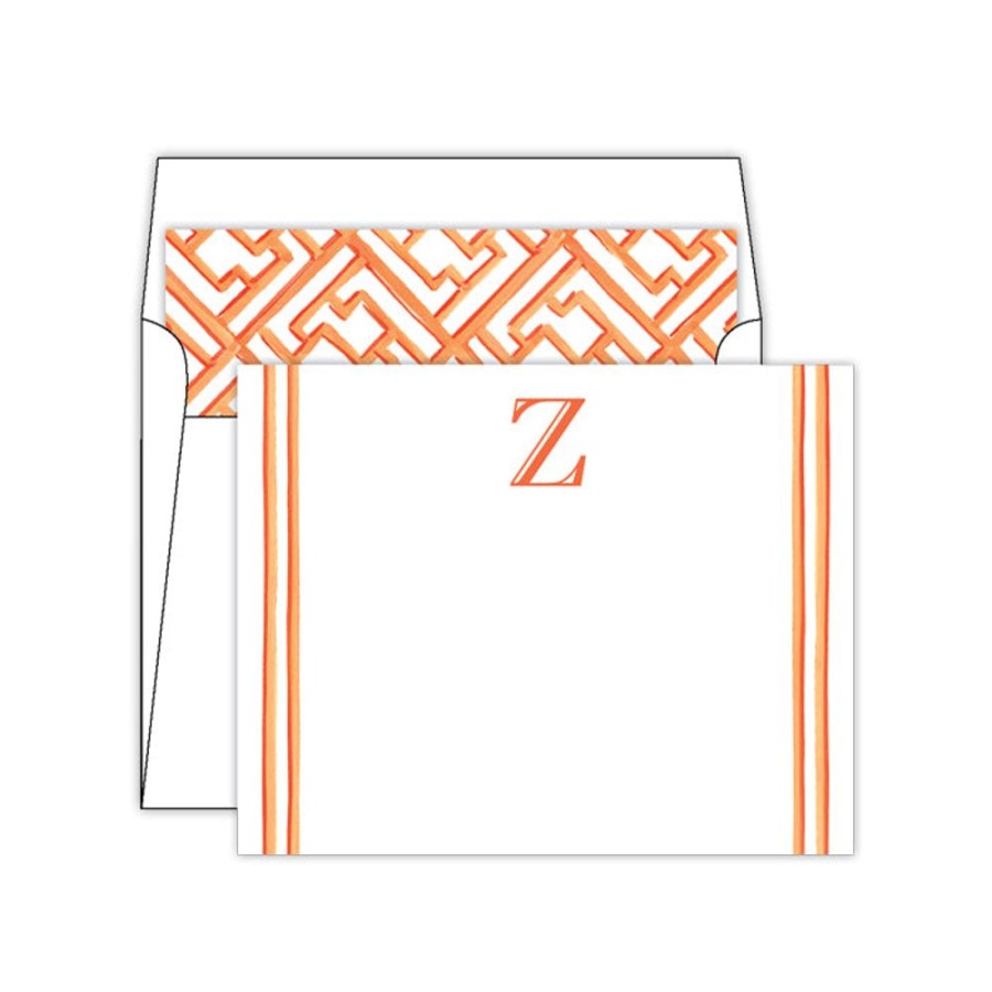 Monograms Rosanne Beck | Lattice Monogram Z Social Set