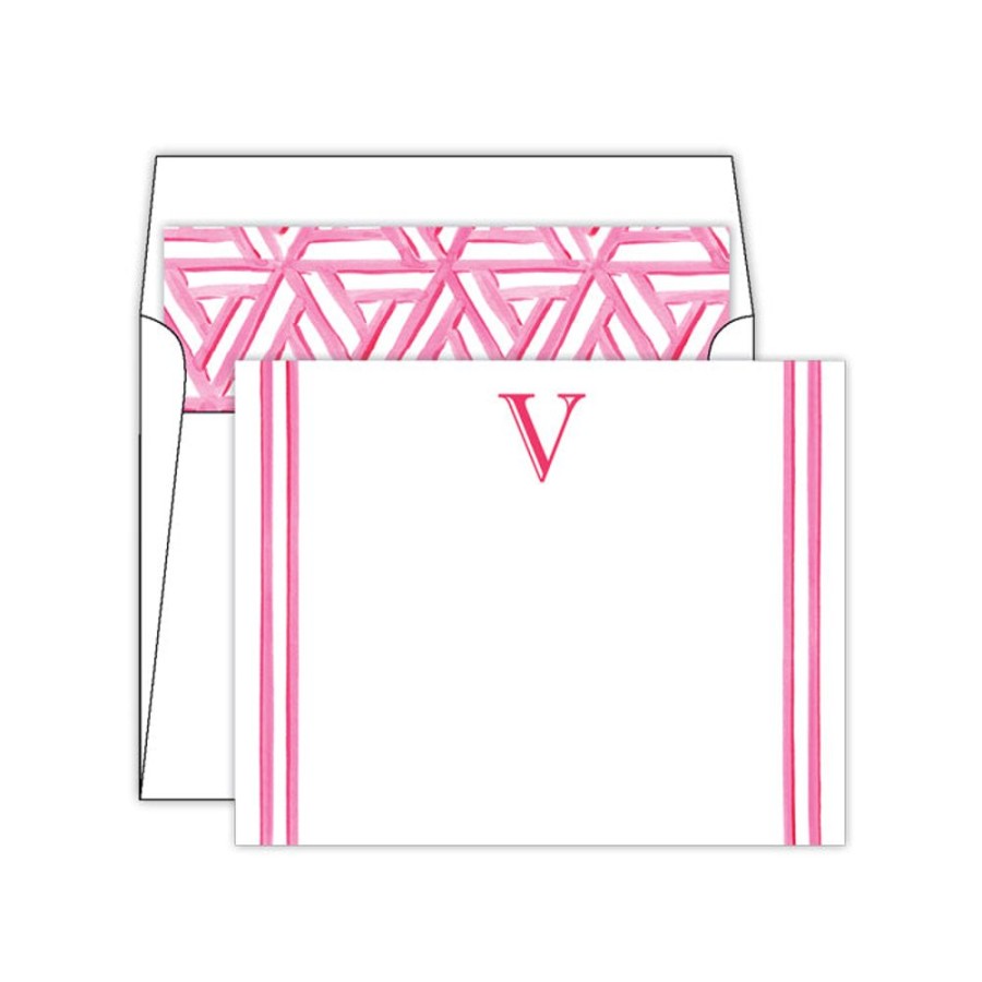 Monograms Rosanne Beck | Lattice Monogram V Social Set