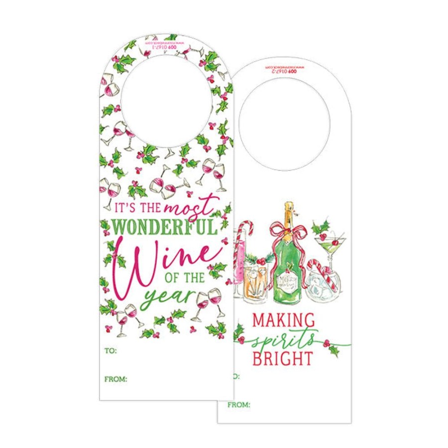 Seasonal Rosanne Beck | It'S The Most Wonderful Wine Of The Year Wine Tag