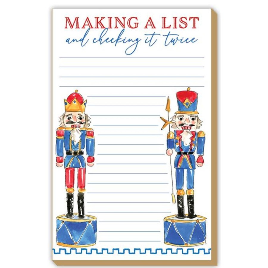 Seasonal Rosanne Beck | Making A List And Checking It Twice Nutcracker Duo Luxe Large Pad