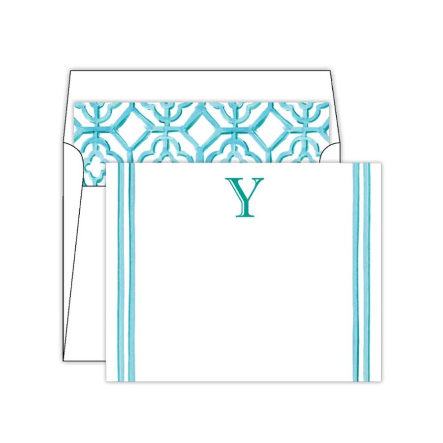 Monograms Rosanne Beck | Lattice Monogram Y Social Set