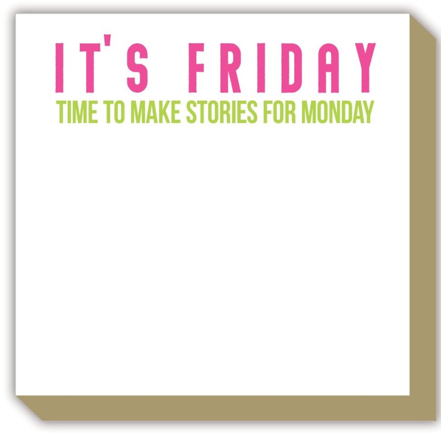 Notes & Pads Rosanne Beck | It'S Friday Time To Make Stories For Monday Luxe Notepad