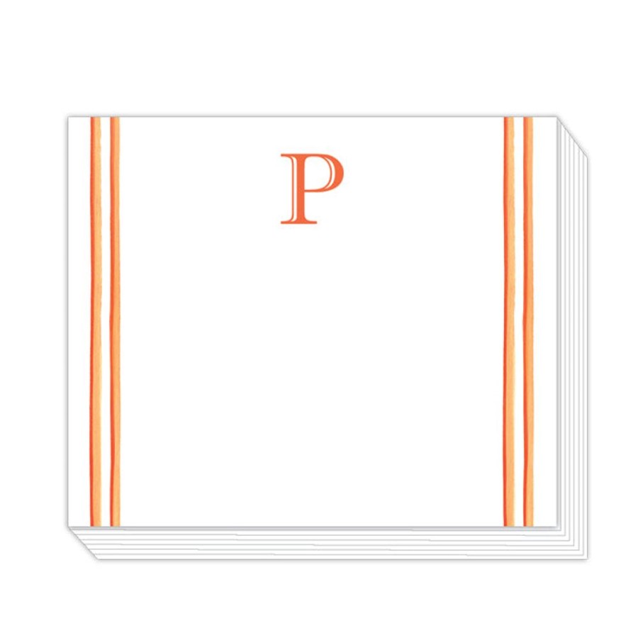 Monograms Rosanne Beck | Lattice Monogram P Notepad