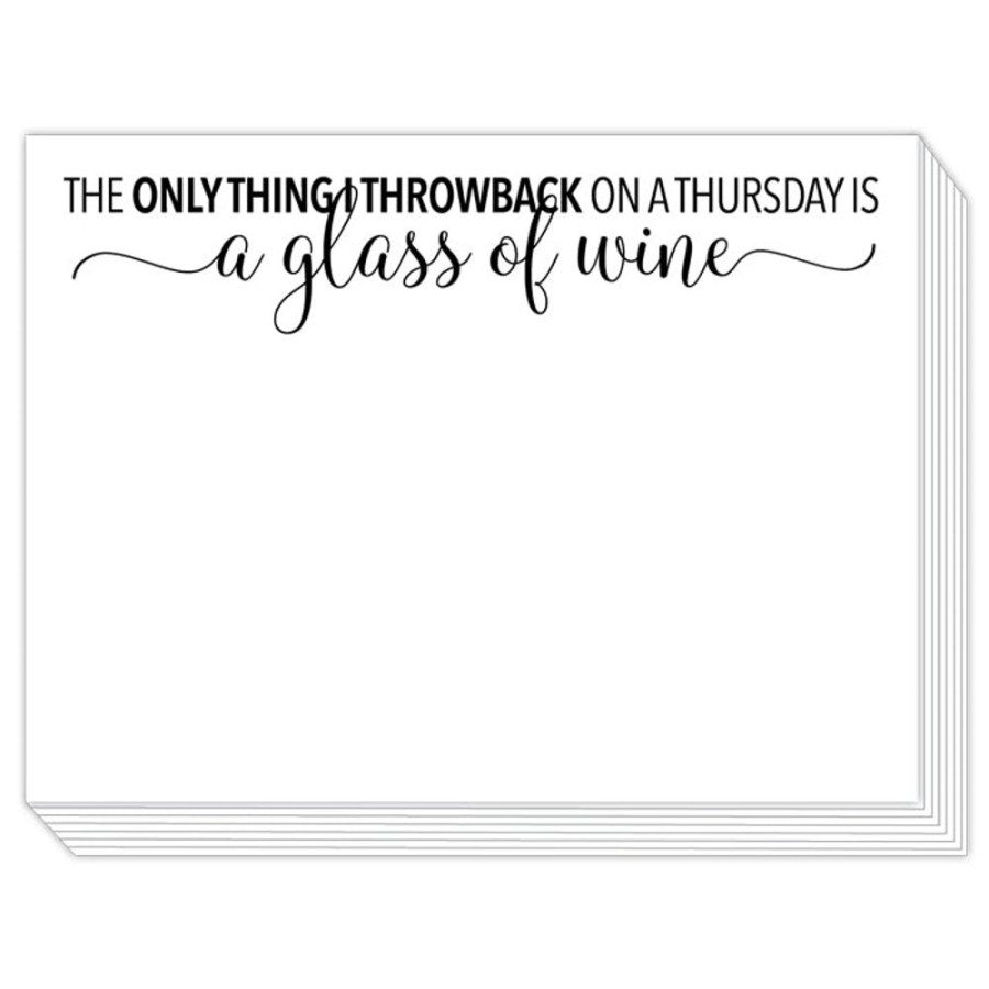 Notes & Pads Rosanne Beck | The Only Thing I Throwback On A Thursday Slab Pad