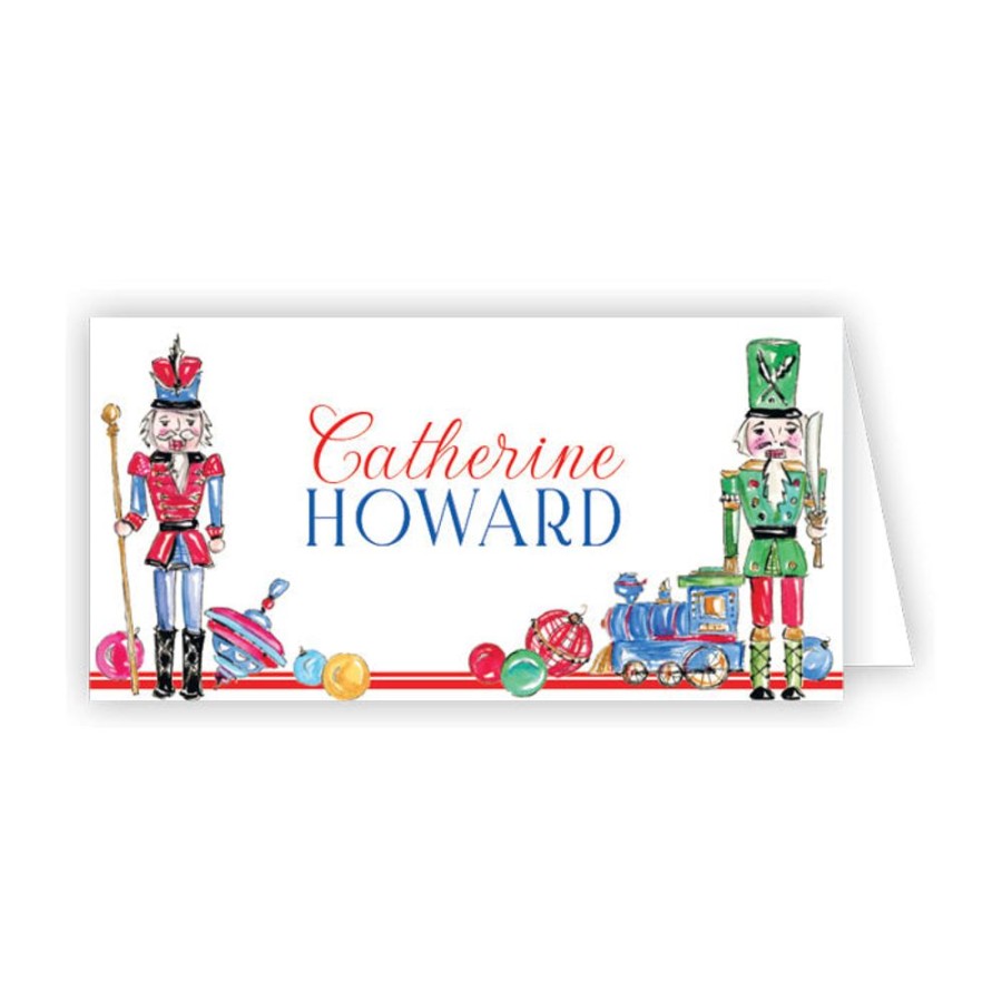 Seasonal Rosanne Beck | Traditional Nutcracker Place Cards