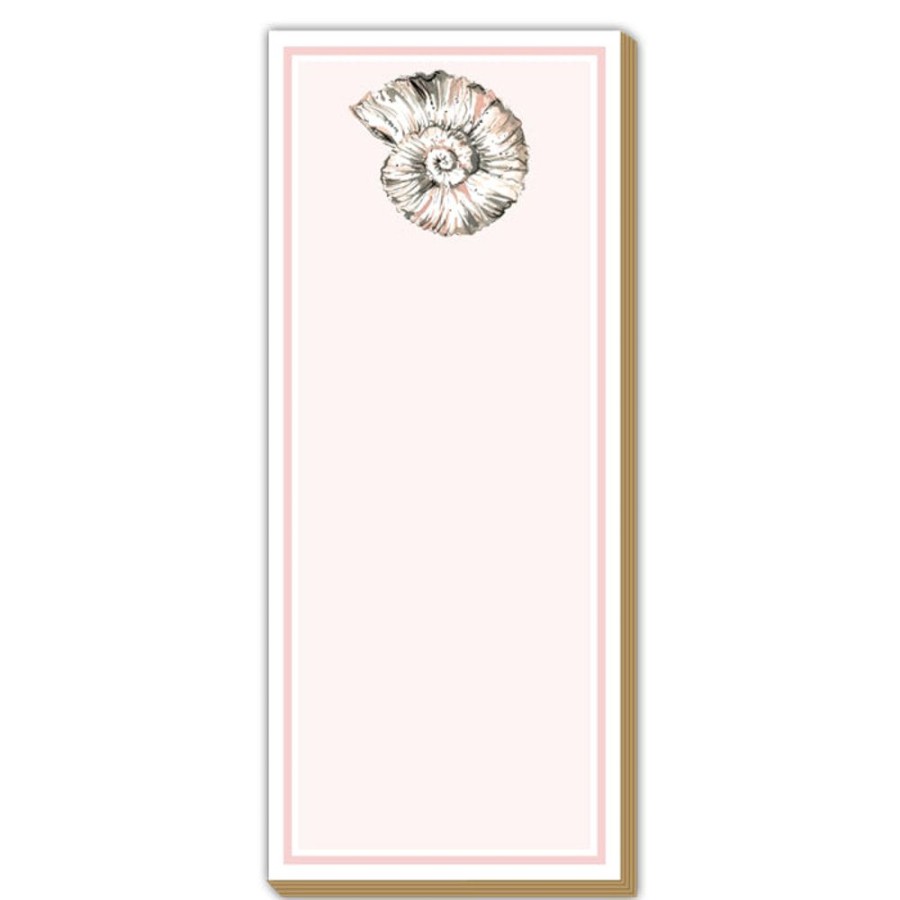 Notes & Pads Rosanne Beck | Coastal Nautilus Luxe Skinny Pad