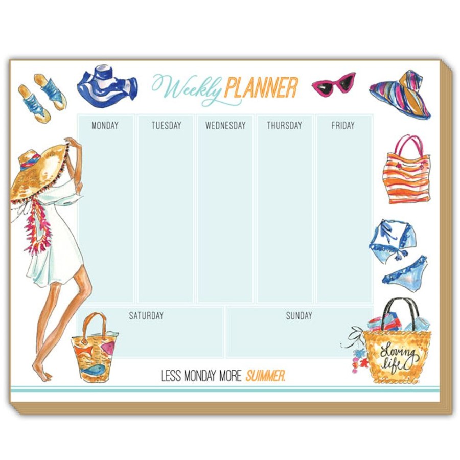 Notes & Pads Rosanne Beck | Less Monday More Summer Fashionista Luxe Planner