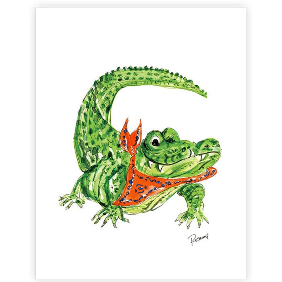 Seasonal Rosanne Beck | Gator Art Print