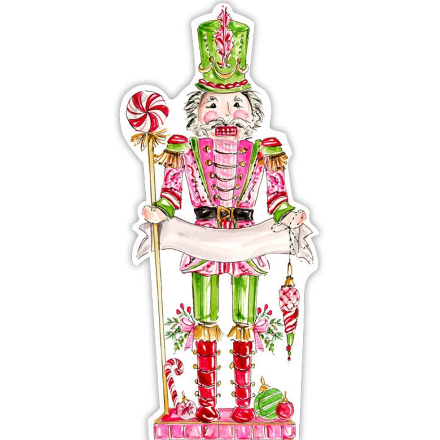 Seasonal Rosanne Beck | Pink Peppermint Nutcracker Die-Cut Accents