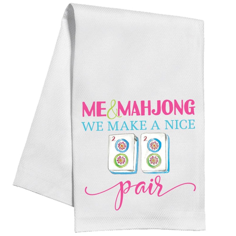 Home & Entertaining Rosanne Beck | Me & Mahjong We Make A Nice Pair Kitchen Towel