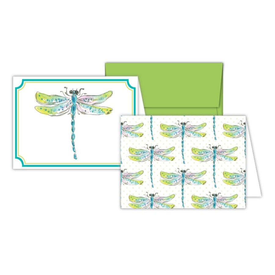 Notes & Pads Rosanne Beck | Handpainted Dragonflies Stationery Notes