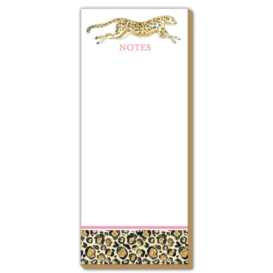 Notes & Pads Rosanne Beck | Notes Cheetah Luxe Skinny Pad