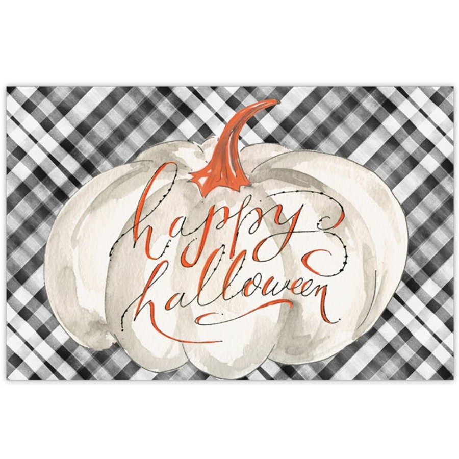 Home & Entertaining Rosanne Beck | Happy Halloween White Gourd Placemats