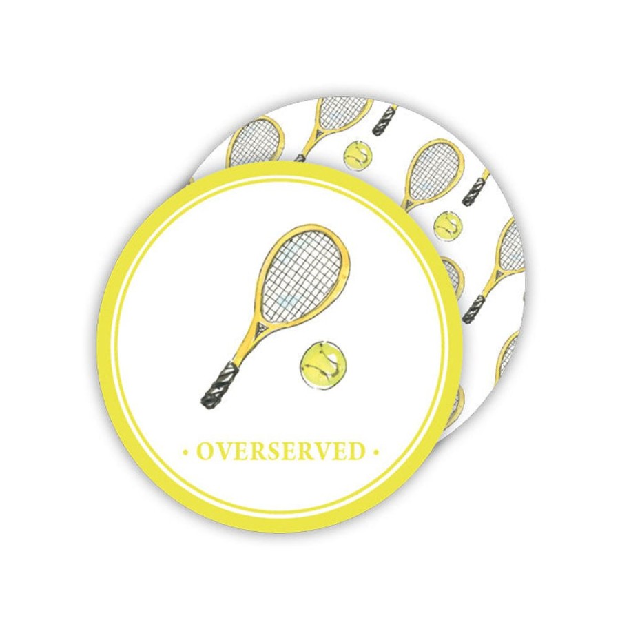 Home & Entertaining Rosanne Beck | Overserved Tennis Paper Coasters