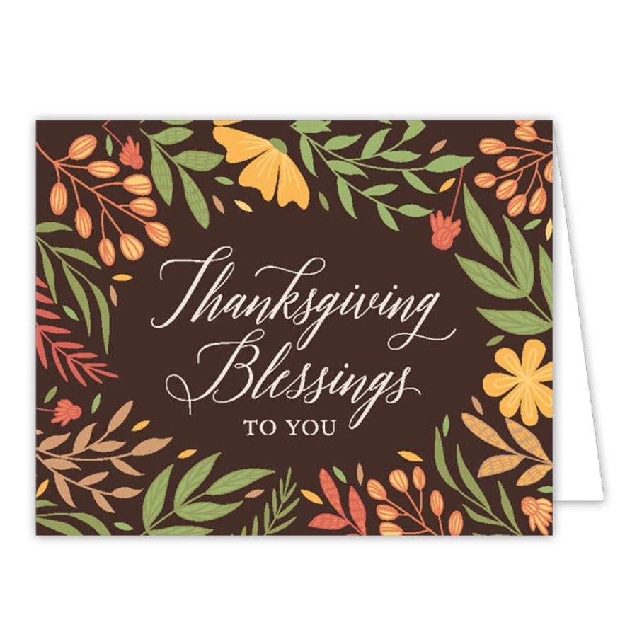 Invitations Rosanne Beck | Thanksgiving Blessings Greeting Card