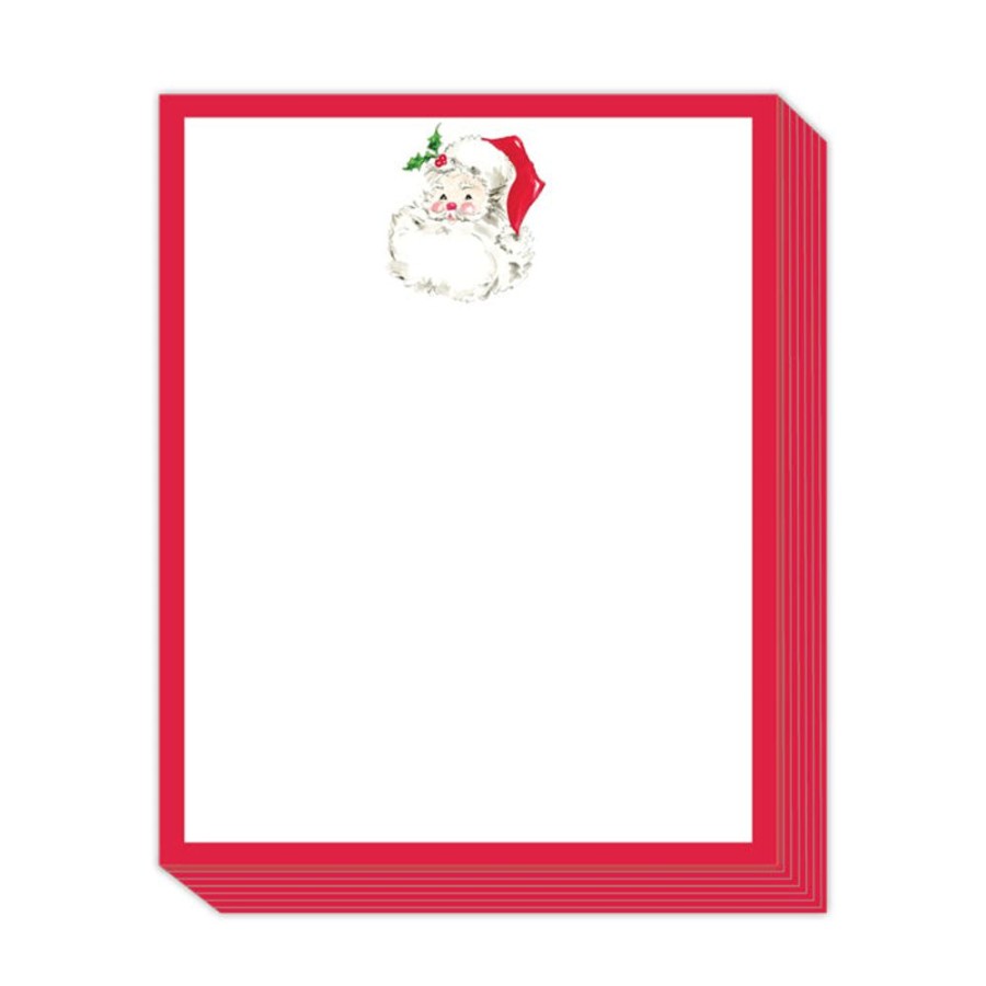 Notes & Pads Rosanne Beck | Red Santa Stack Pad