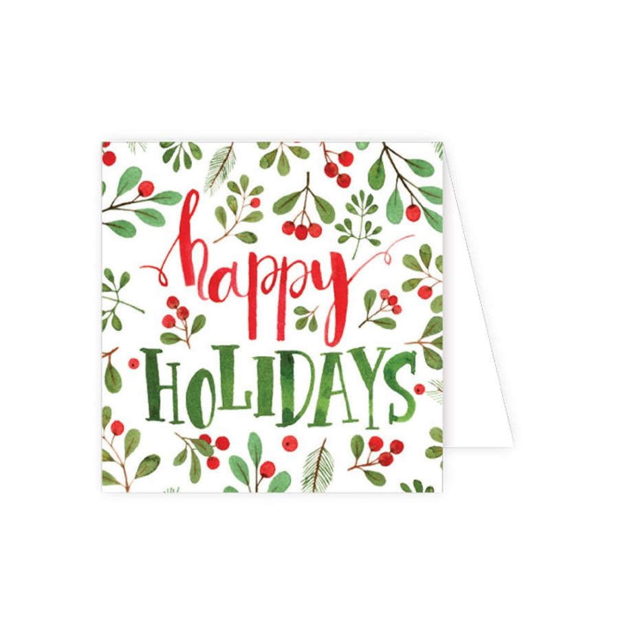 Seasonal Rosanne Beck | Happy Holidays Berries Enclosure Card