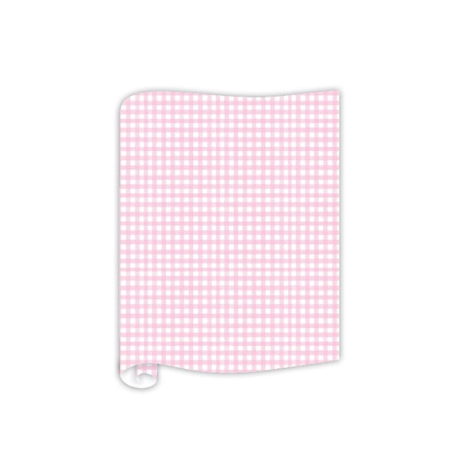 Home & Entertaining Rosanne Beck | Pink Gingham Pattern Table Runner