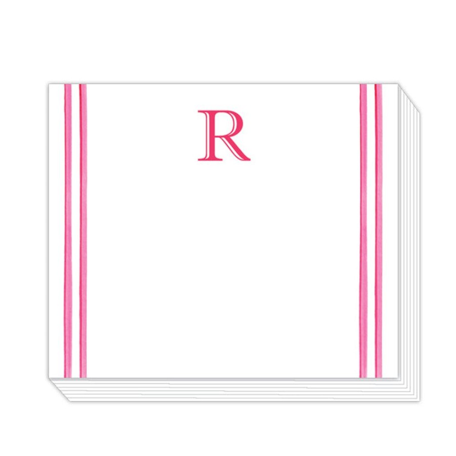 Monograms Rosanne Beck | Lattice Monogram R Notepad