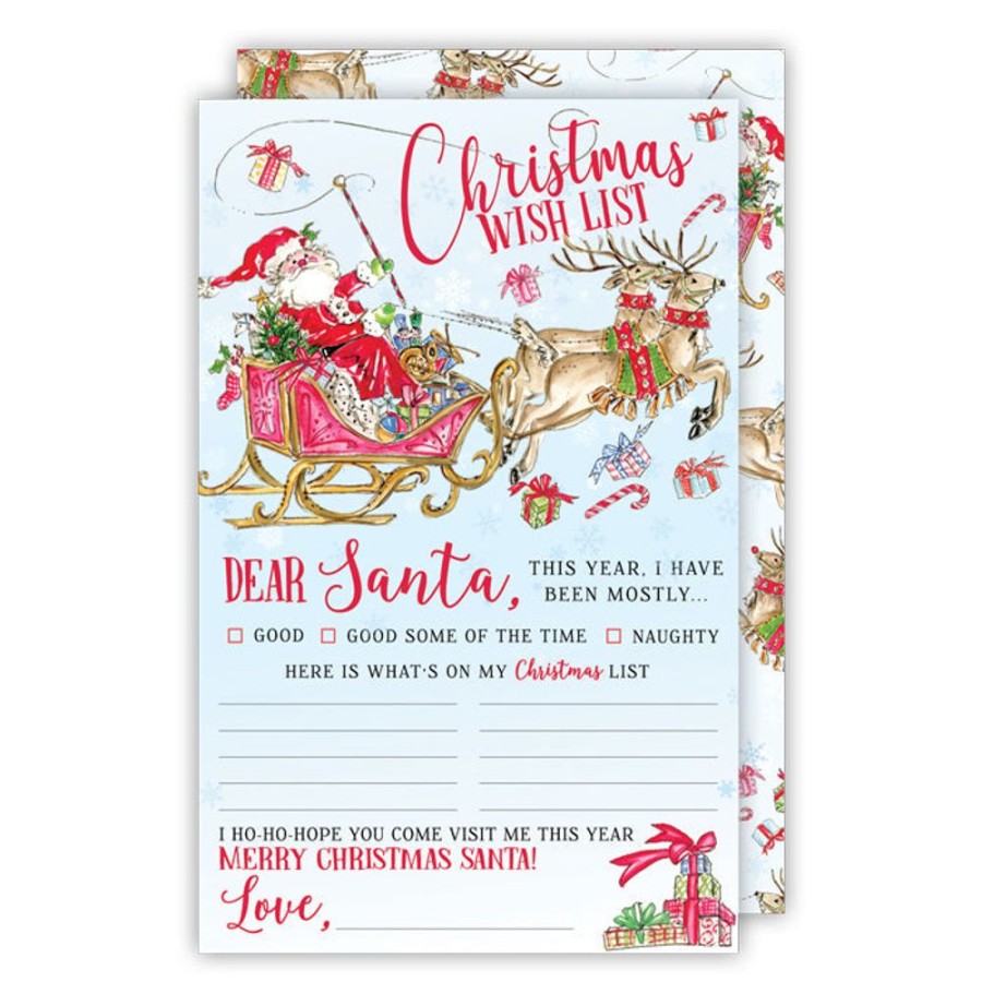 Seasonal Rosanne Beck | Santa Sleigh Letter To Santa