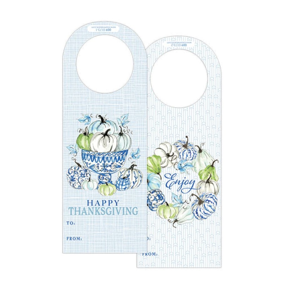 Home & Entertaining Rosanne Beck | Chinoiserie Pumpkins Wine Tag